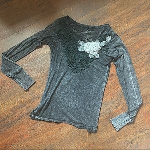 Awake Couture scoop v l/s